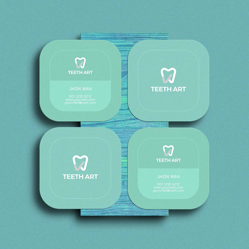 dental business card design