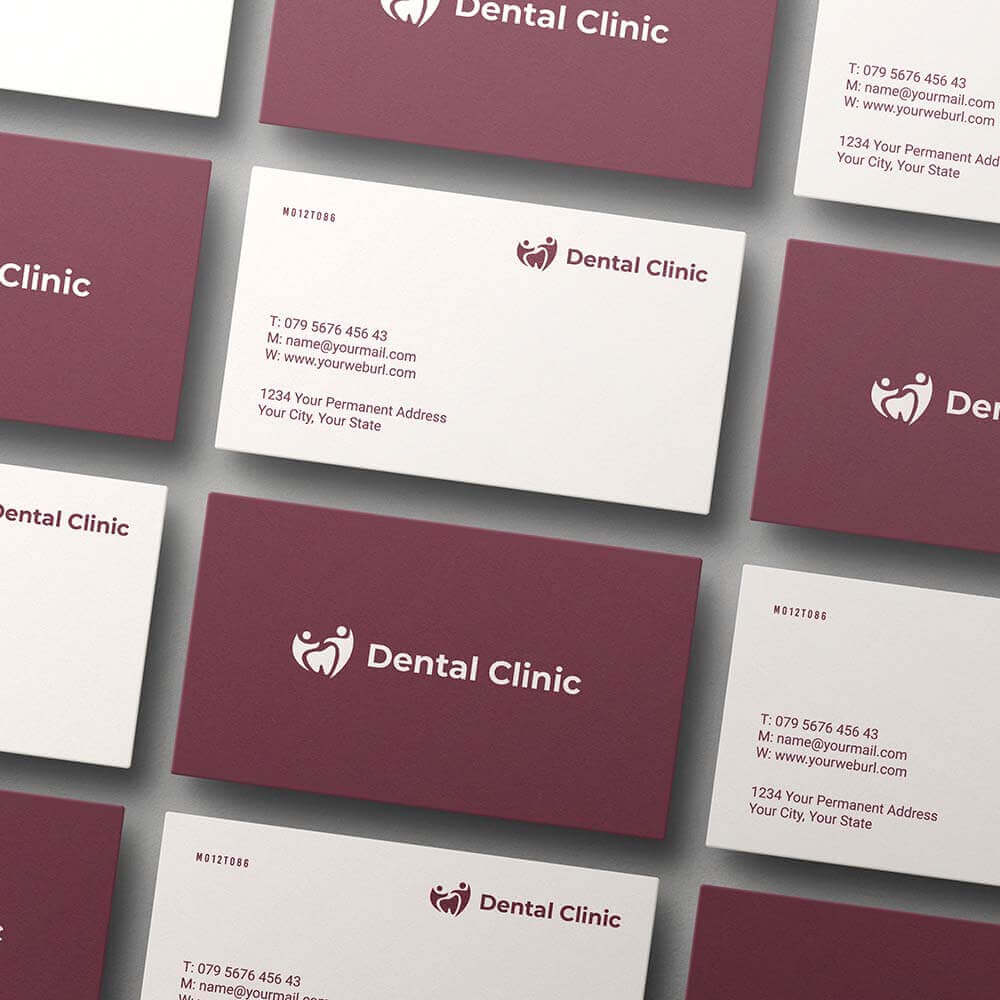 dental clinic business card design