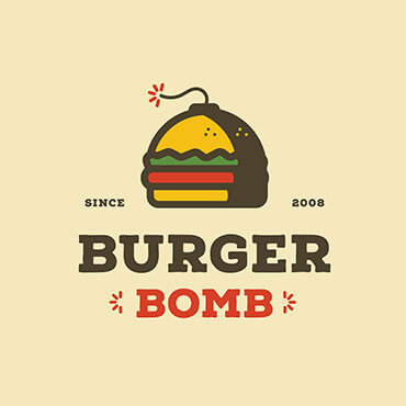 burger restaurant logo design