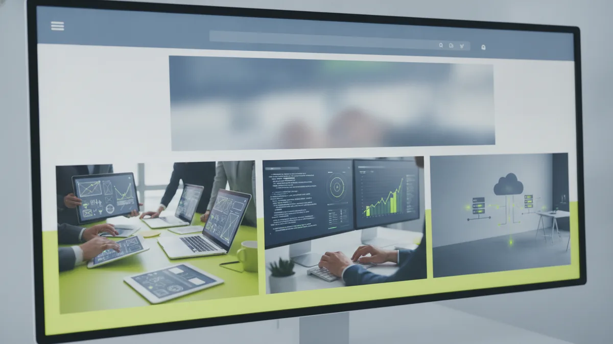 Context matters for logo use Website context that highlights the purpose and placement of logo use