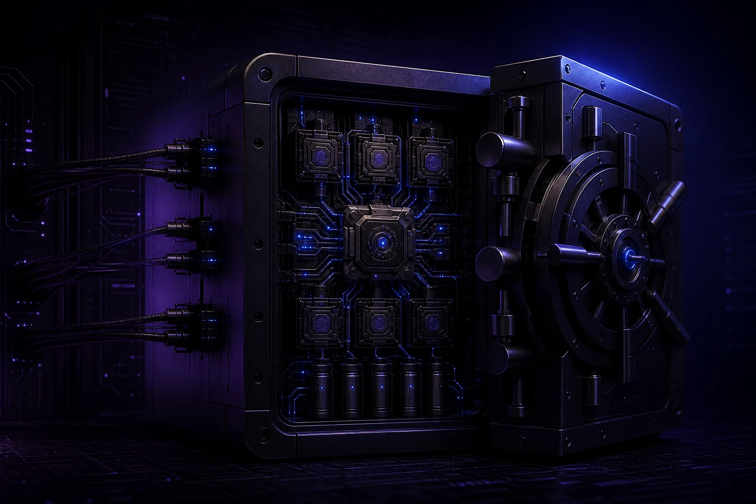 Institutional crypto custody vault with MPC approval circuits