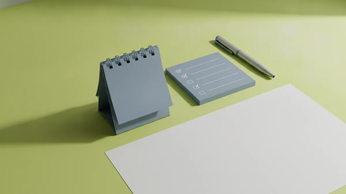 Start with scope and deliverables Planning a logo project with checklist and timeline cues