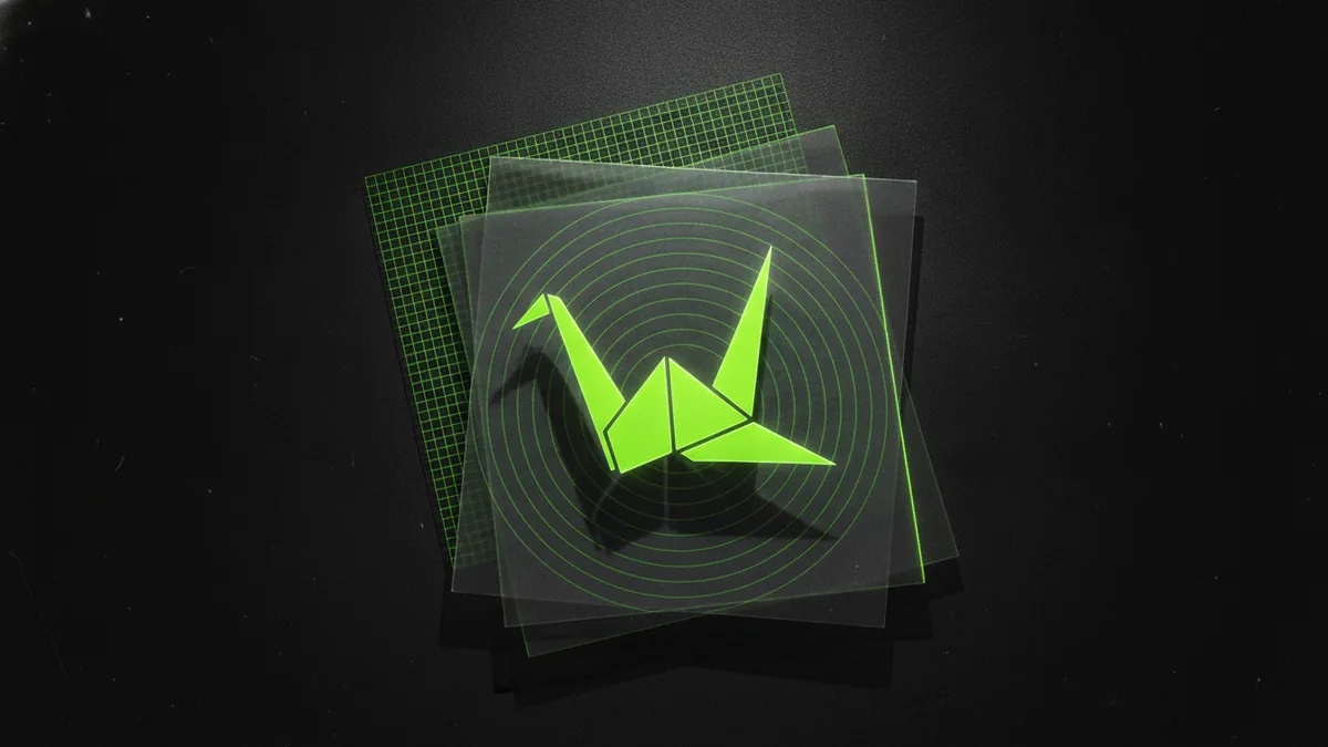 Pick PNG, SVG, or JPEG Flat lay showing logo asset layers and transparency concepts for editing