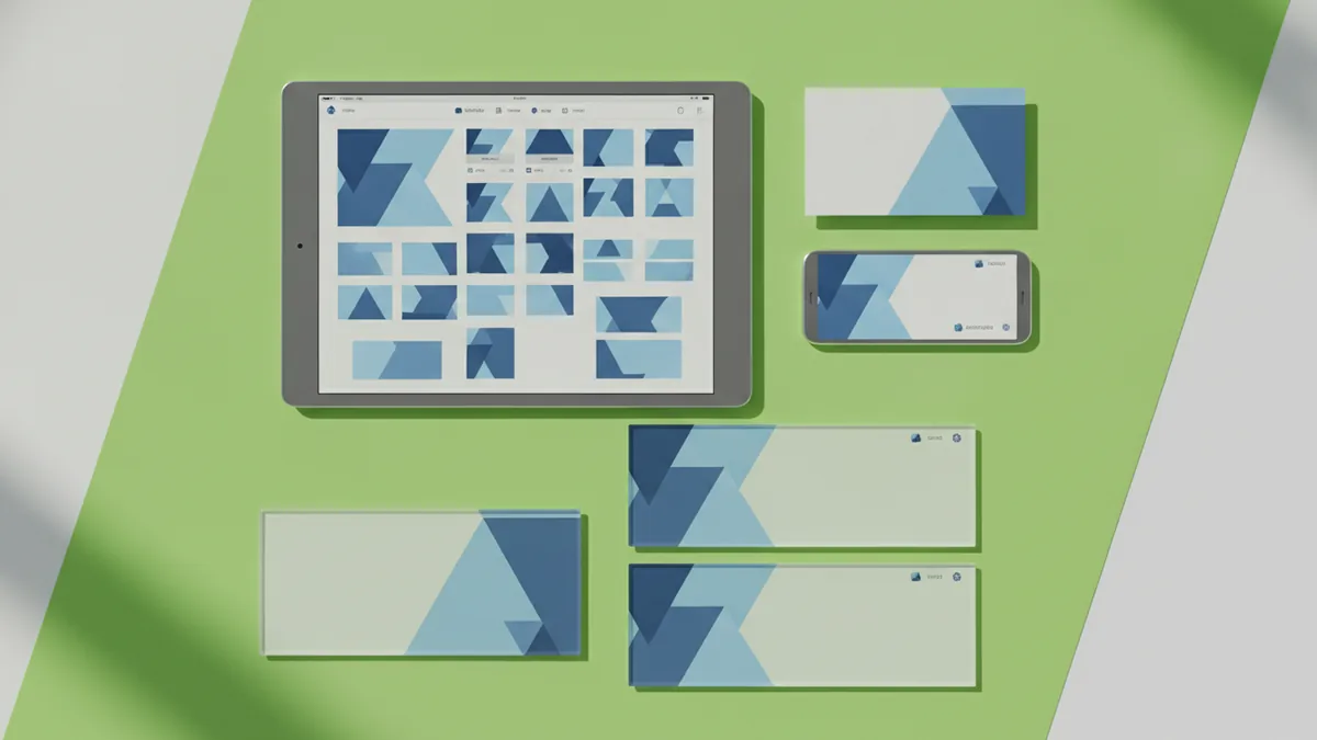 Exported logo files and mockups for web and print testing