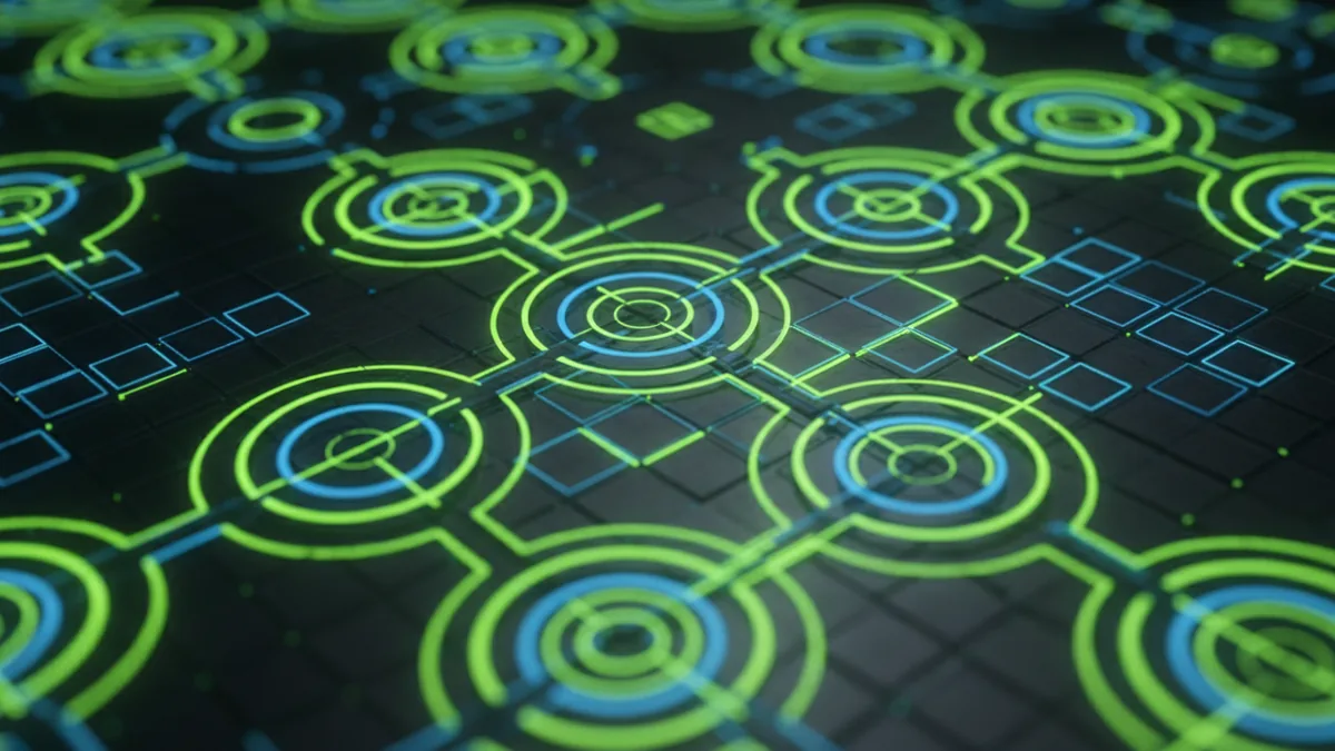 Balance your circle and spacing Concentric circles and centered shapes showing balanced round logo spacing