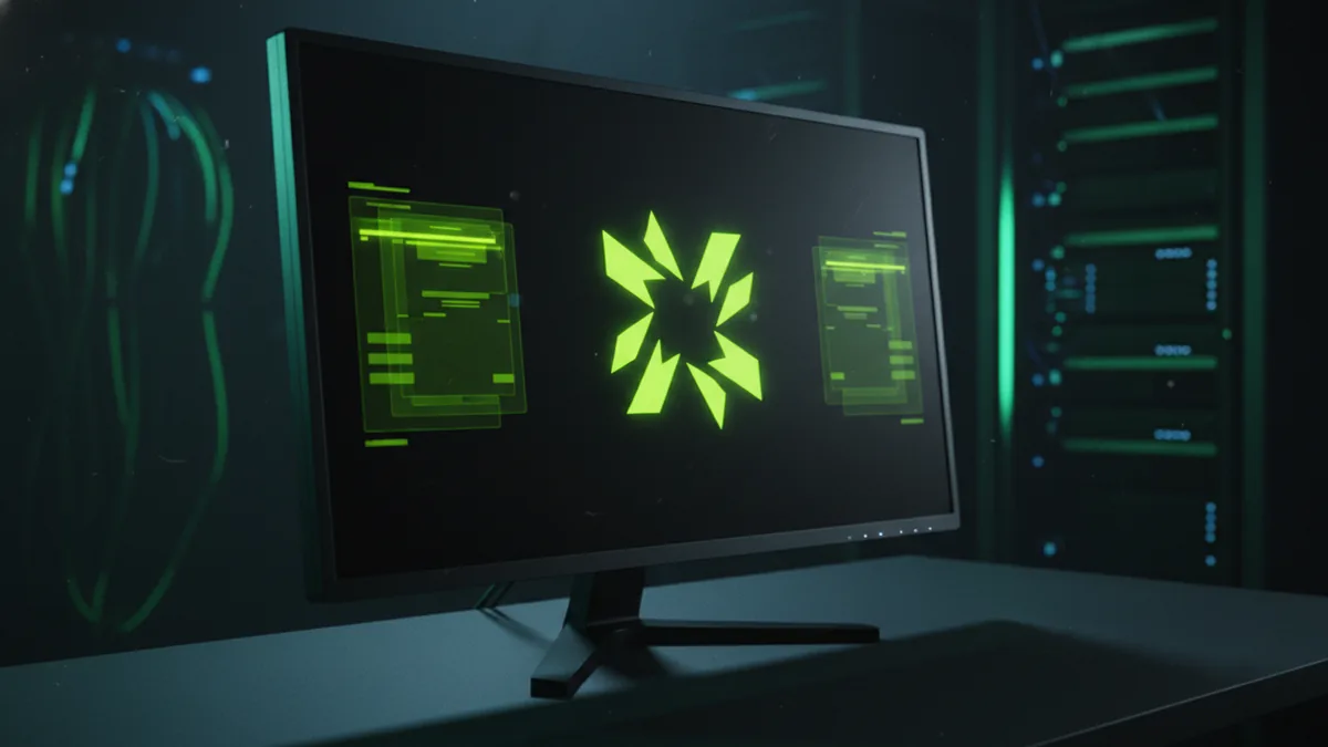 Editing preview workspace for a logo reveal animation and export