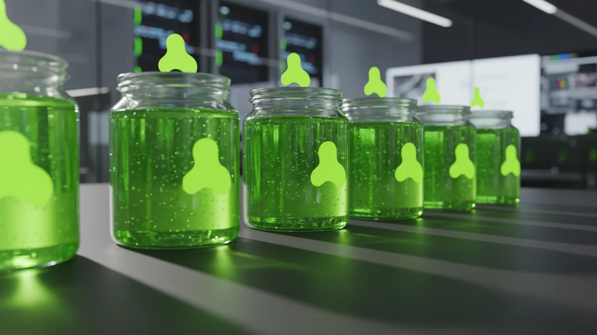 Set your slime vibe Bright slime jars showing playful colors that inform your logo style