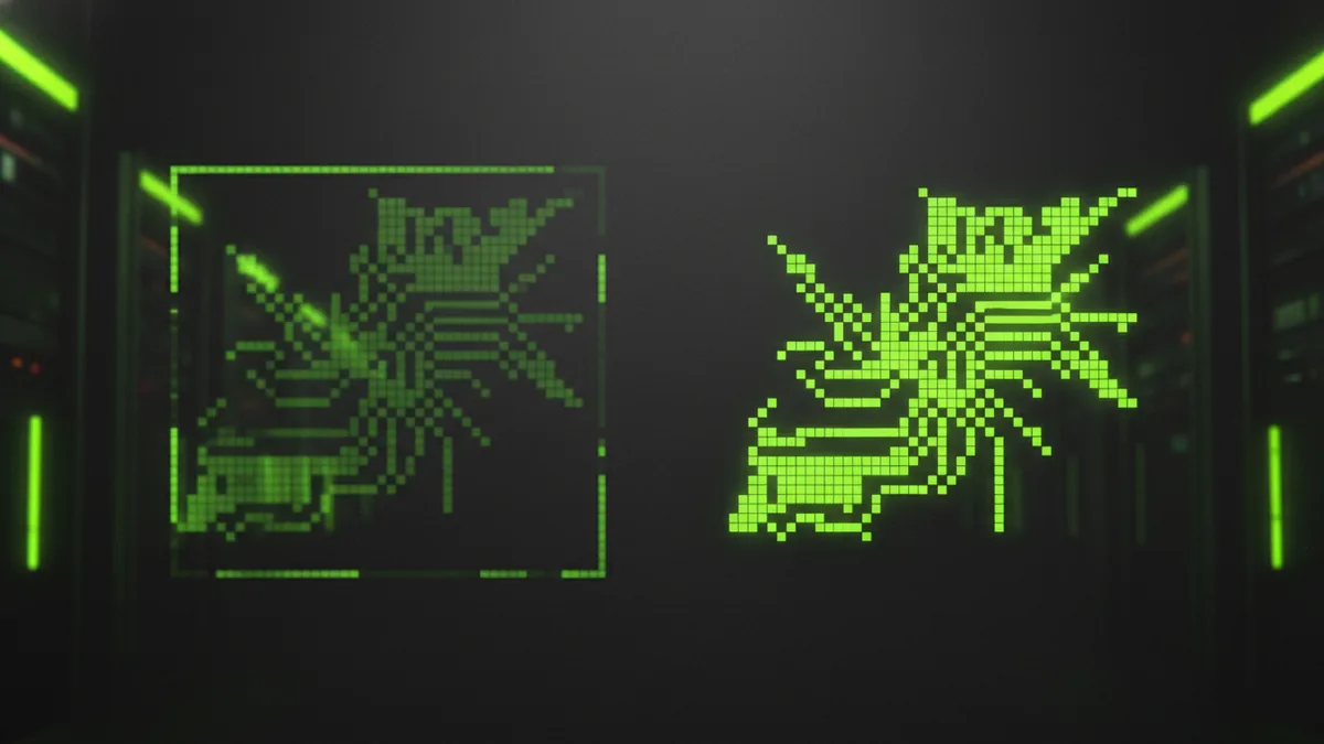 Side-by-side example of opacity versus true transparent background export