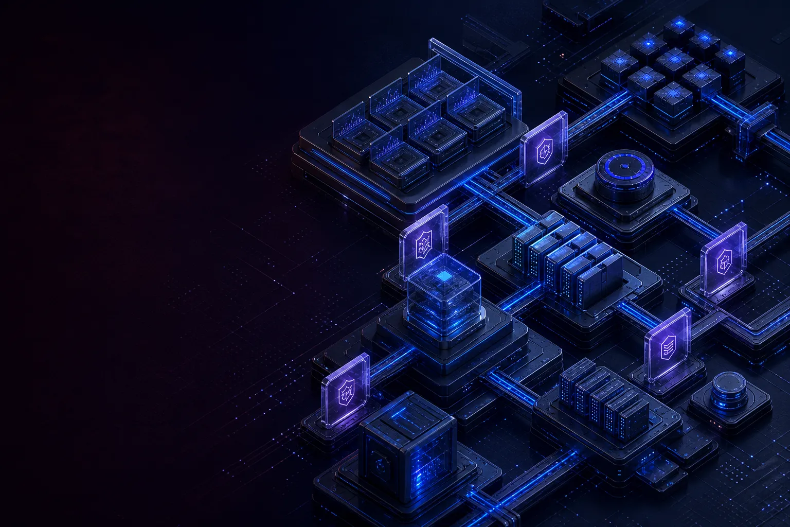 Isometric banking core with capital markets rails and regulatory compliance checkpoints