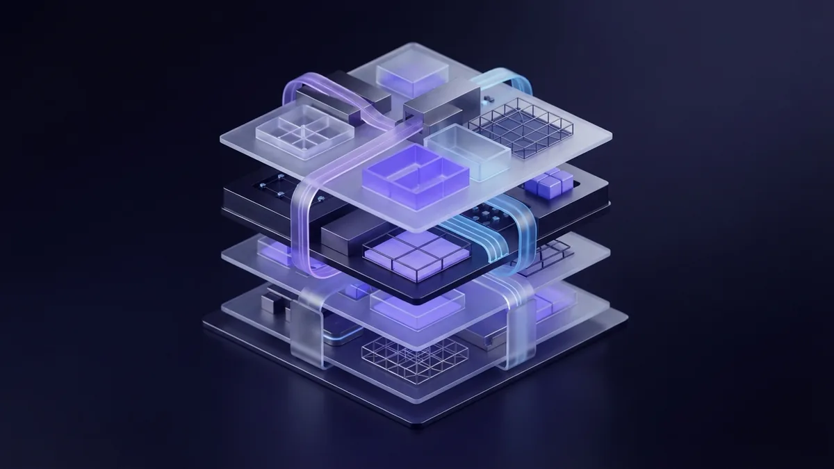 SaaS platform architecture layers Layered SaaS architecture with data storage, access, and service components