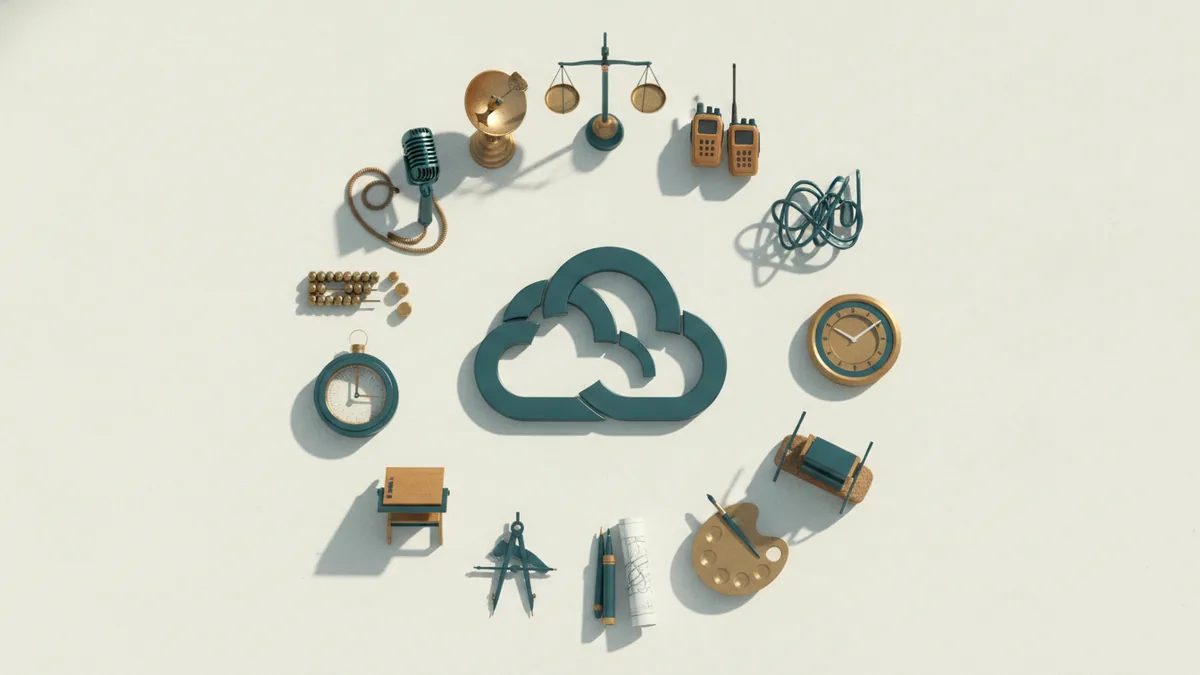 Common SaaS application types Varied SaaS applications for communication, finance, planning, and creative work