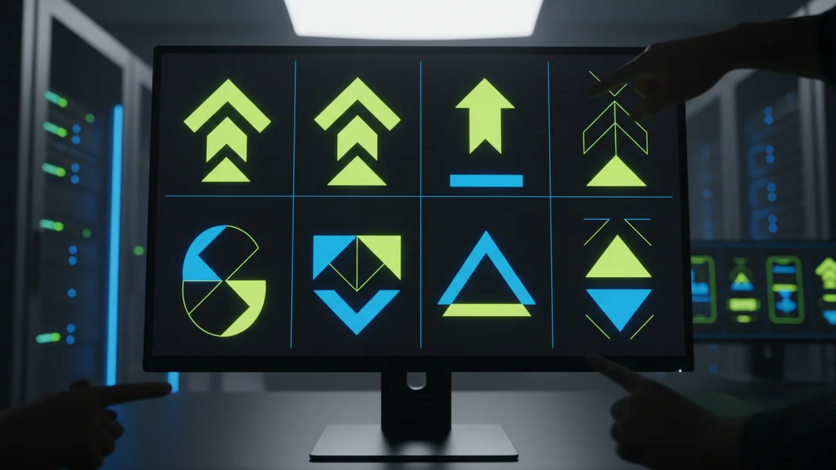 Translate the message into visuals Mood board review with determination themes and organized visual references